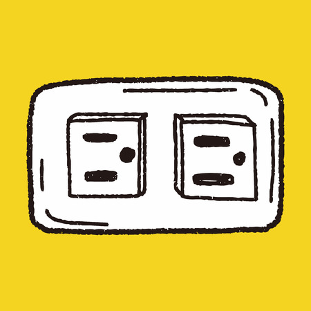 outlet doodleのイラスト素材