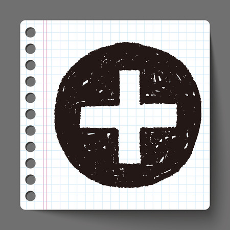 doodle crossのイラスト素材