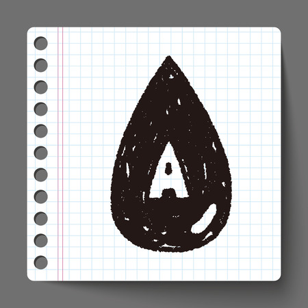 doodle bloodのイラスト素材