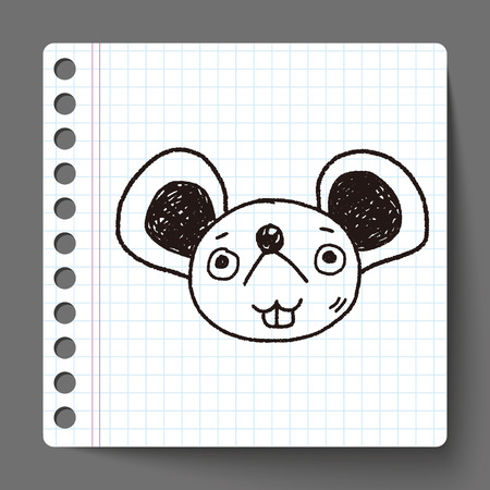 Doodle Mouseのイラスト素材