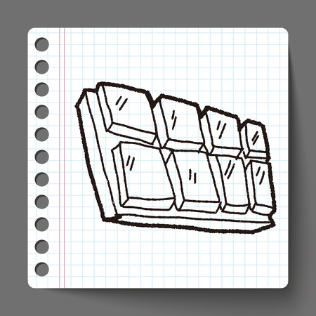 Doodle Chocolateのイラスト素材