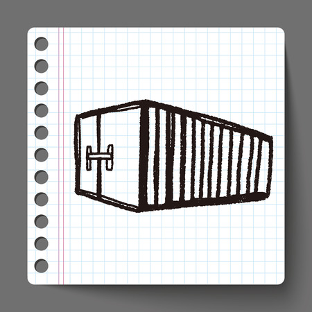container doodleのイラスト素材