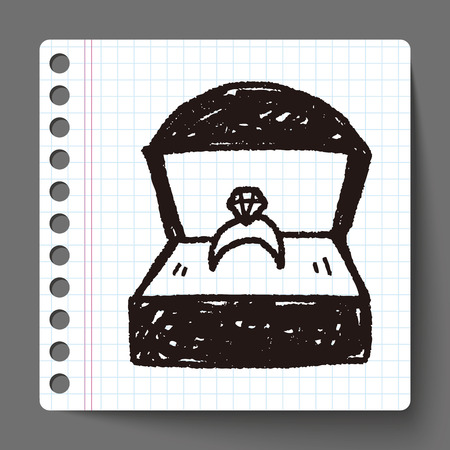 ring doodleのイラスト素材