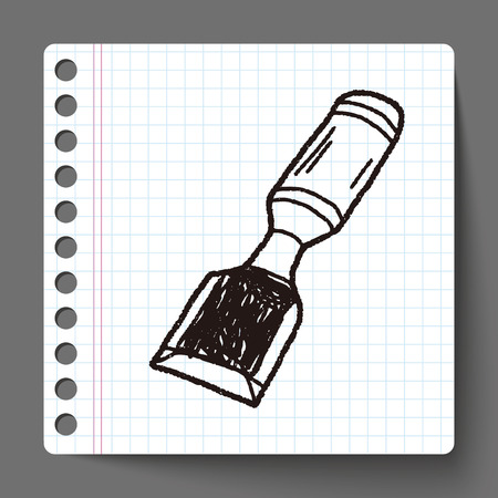 Chisel doodleのイラスト素材