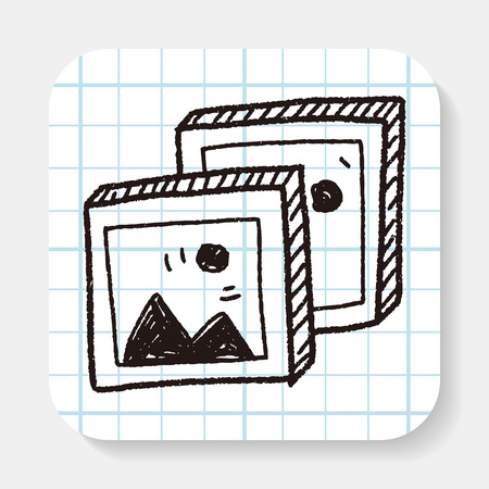 Doodle Photoのイラスト素材