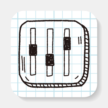 volume doodleのイラスト素材