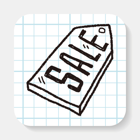 doodle saleのイラスト素材