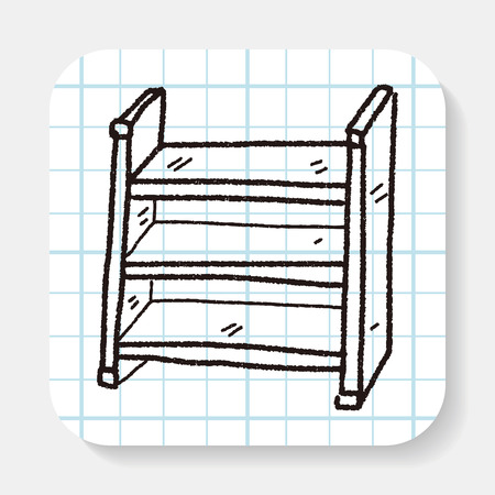 cabinet doodleのイラスト素材