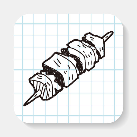 Doodle Kebabのイラスト素材