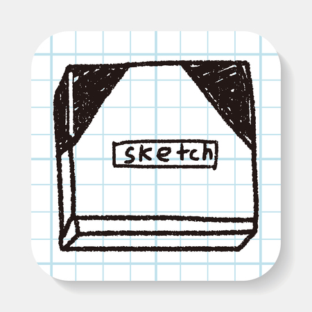 sketchbook doodleのイラスト素材
