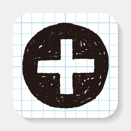 doodle crossのイラスト素材