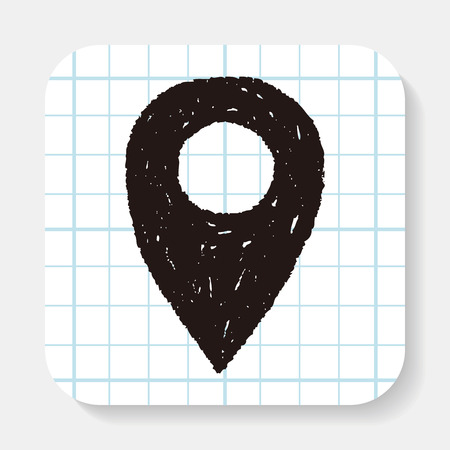 Doodle Positionのイラスト素材