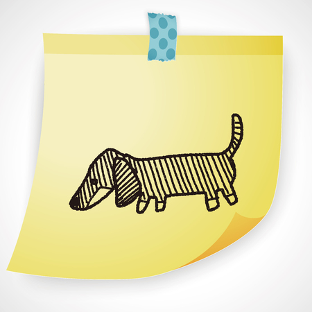 Doodle Dogのイラスト素材