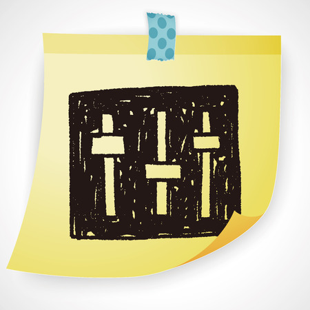 sound control doodleのイラスト素材