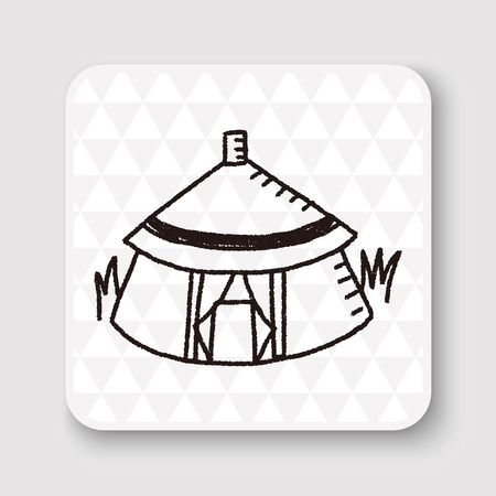 Doodle Houseのイラスト素材