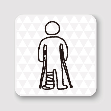 Doodle Injuriesのイラスト素材