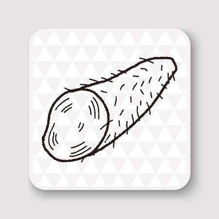 Yam doodleのイラスト素材