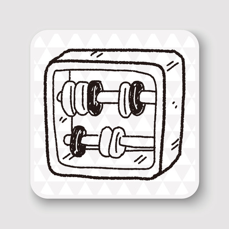 math toy doodleのイラスト素材