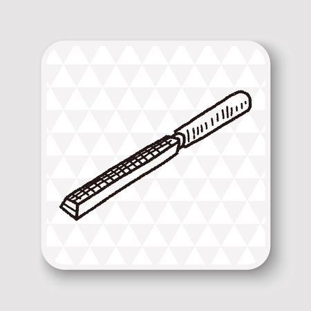 Chisel doodleのイラスト素材