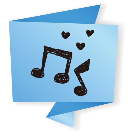 music doodleのイラスト素材