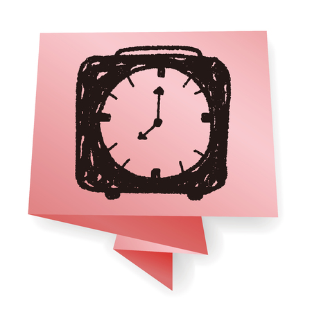 time doodleのイラスト素材