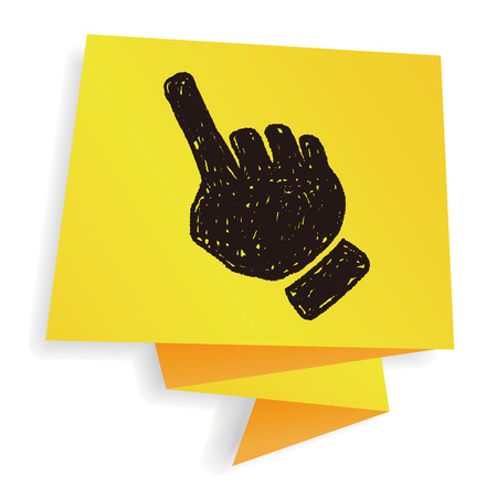 Gesture doodleのイラスト素材