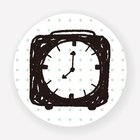 time doodleのイラスト素材