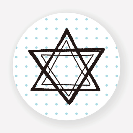 Doodle Starのイラスト素材