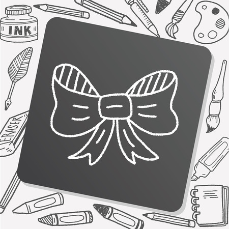 doodle bowのイラスト素材