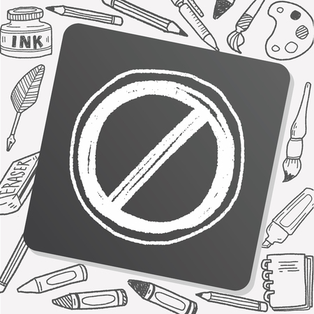 Doodle Stopのイラスト素材