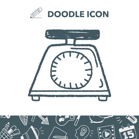 Doodle Scaleのイラスト素材