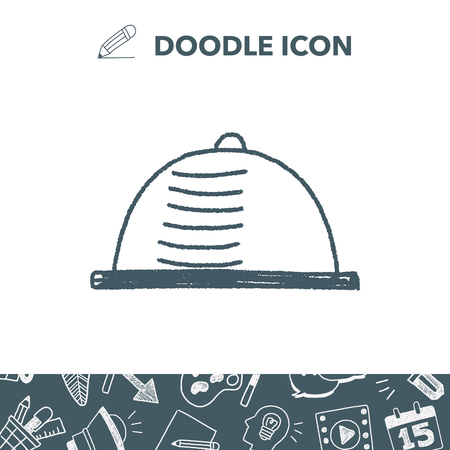 Doodle Trayのイラスト素材