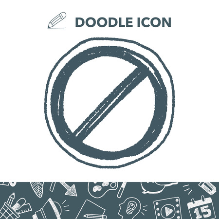 Doodle Stopのイラスト素材