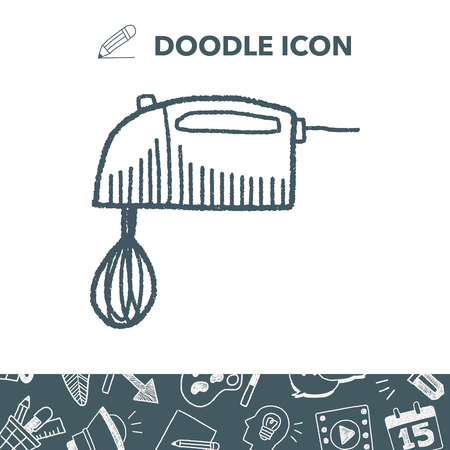 Doodle mixerのイラスト素材