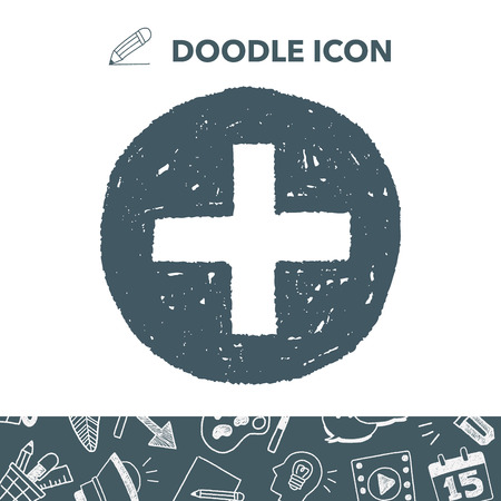 doodle crossのイラスト素材