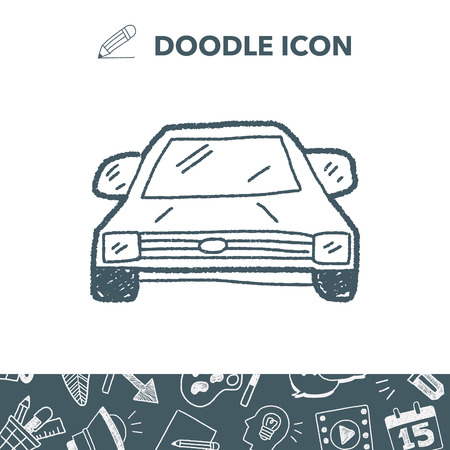 car doodleのイラスト素材