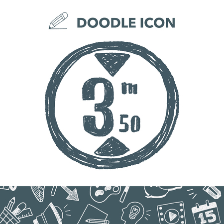 Maximum height doodleのイラスト素材