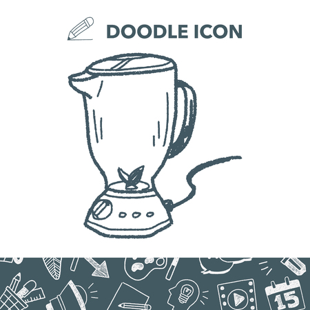 Blender doodle. Vector illustration.のイラスト素材