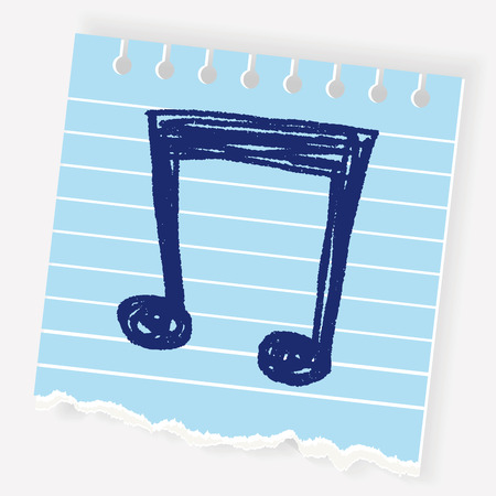 Doodle Noteのイラスト素材