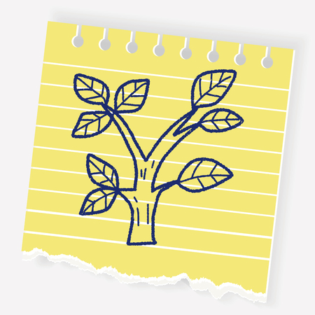 plant doodleのイラスト素材