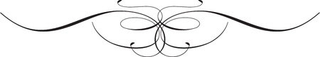 Accent flourish ornamentのイラスト素材