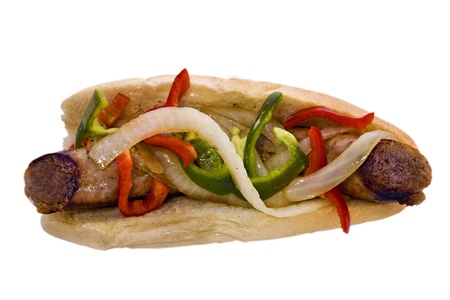 Sausage Sandwichの写真素材