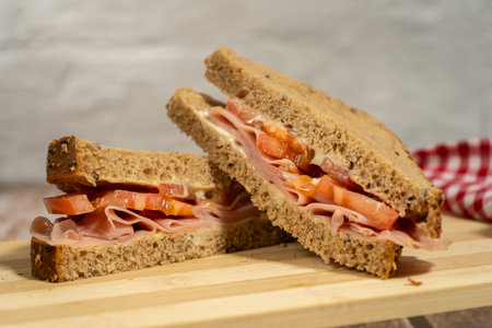 Simple and natural prep, perfect for a light lunch or snack.の写真素材
