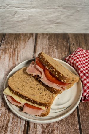 Fresh, natural sandwiches with multigrain bread and classic filling.