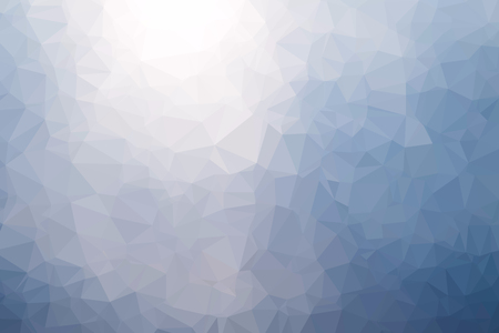 Blue and white abstract polygonal background, geometric texture
