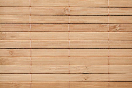 Bamboo napkin background, top horisontal view, copy space