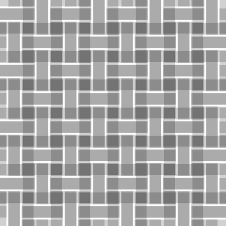 Vector seamless pattern. Modern stylish texture. Geometric ornament, black and whiteのイラスト素材
