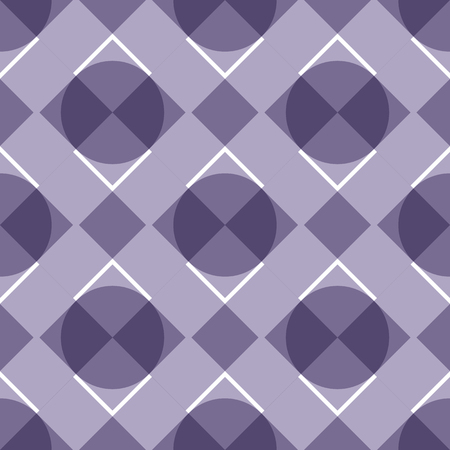 Purple vector seamless pattern. Modern stylish texture. Geometric ornamentのイラスト素材
