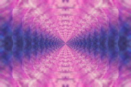 Pink abstract tunnel background with glass texture, design pattern template with copyspace