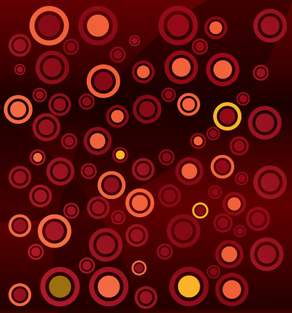 Abstract circles background with different colorsのイラスト素材